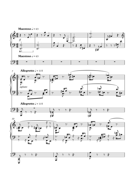 Free Sheet Music Impersonata First Movement