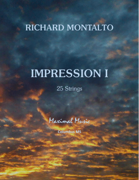 Free Sheet Music Impression I