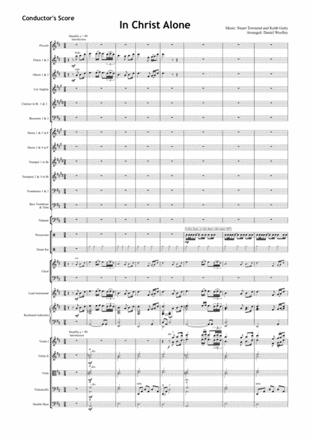 In Christ Alone Full Orchestra Sheet Music