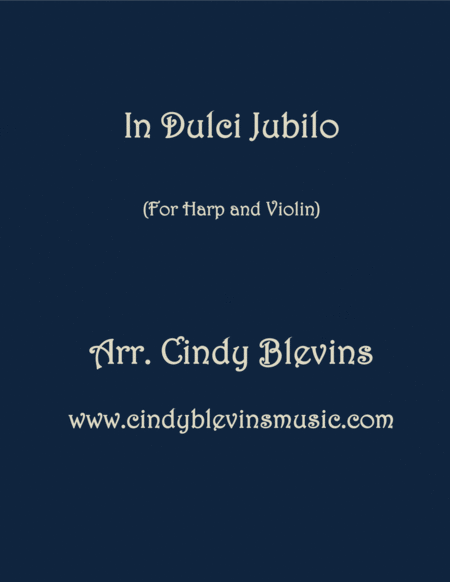 In Dulci Jubilo Arranged For Harp And Violin Sheet Music