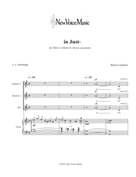 In Just Sheet Music