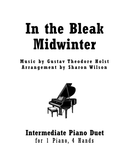 In The Bleak Midwinter 1 Piano 4 Hands Sheet Music