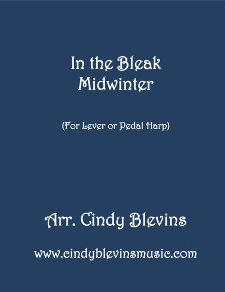 In The Bleak Midwinter Arranged For Lever Or Pedal Harp From My Harp Book Winter Wonders Sheet Music