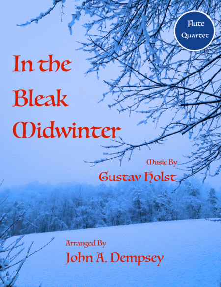 In The Bleak Midwinter Flute Quartet Sheet Music