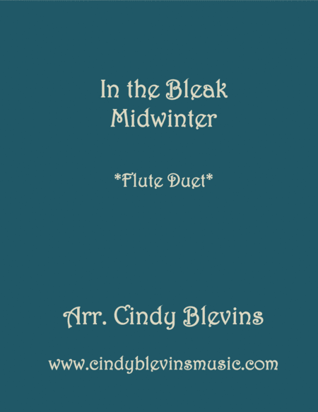 In The Bleak Midwinter For Flute Duet Sheet Music