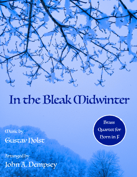 In The Bleak Midwinter Horn In F Quartet Sheet Music