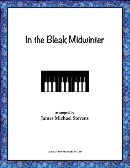 In The Bleak Midwinter Quiet Christmas Piano Sheet Music