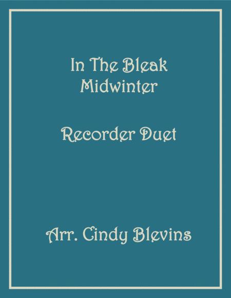 In The Bleak Midwinter Recorder Duet Sheet Music