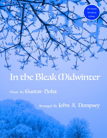 Free Sheet Music In The Bleak Midwinter Trio For Clarinet Trombone And Piano