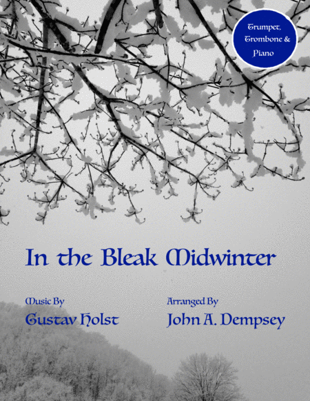 Free Sheet Music In The Bleak Midwinter Trio For Trumpet Trombone And Piano