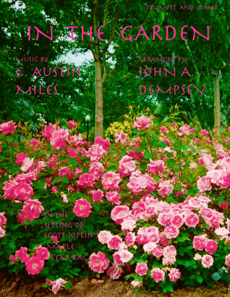 In The Garden Maple Leaf Rag Trumpet And Piano Sheet Music