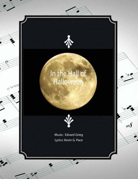 In The Hall Of Halloween A Halloween Song Easy Version Sheet Music