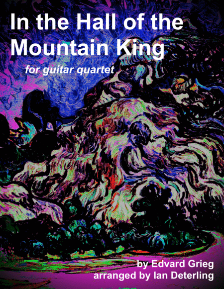 Free Sheet Music In The Hall Of The Mountain King For Guitar Quartet