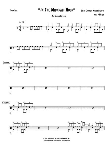 In The Midnight Hour 4 Piece Rhythm Section Parts Sheet Music