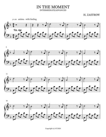 In The Moment Sheet Music