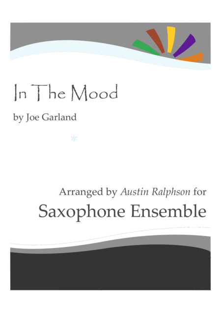 In The Mood Sax Ensemble Sheet Music