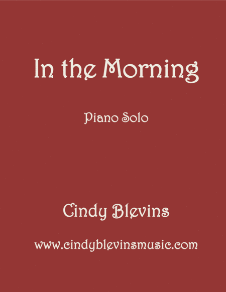 In The Morning Original Piano Solo From My Piano Book Piano Compendium Sheet Music