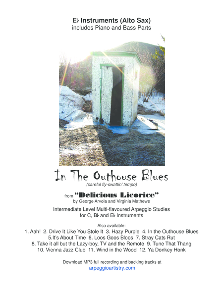 In The Outhouse Blues For Alto Sax Sheet Music