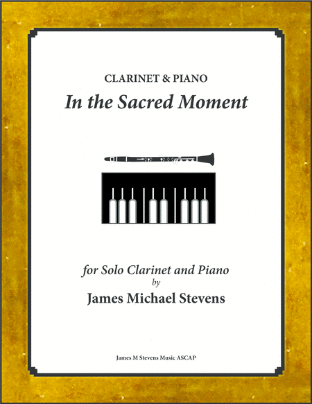 In The Sacred Moment Clarinet Piano In A Flat Major Sheet Music