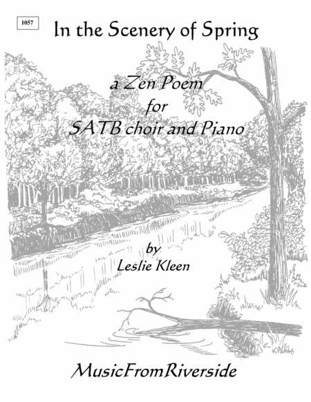 Free Sheet Music In The Scenery Of Spring For Satb And Piano