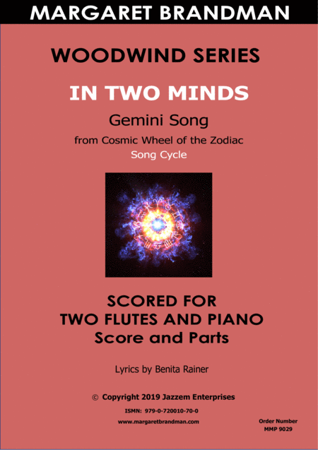 In Two Minds Two Flutes And Piano Arrangement Sheet Music