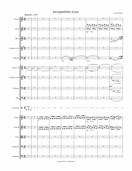 Incompatibility Issues Sheet Music