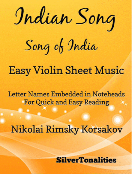 Indian Song Song Of India Easy Violin Sheet Music Sheet Music