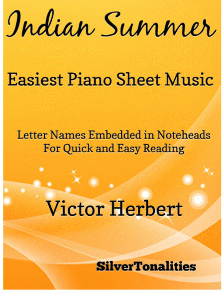 Indian Summer Easiest Piano Sheet Music Sheet Music