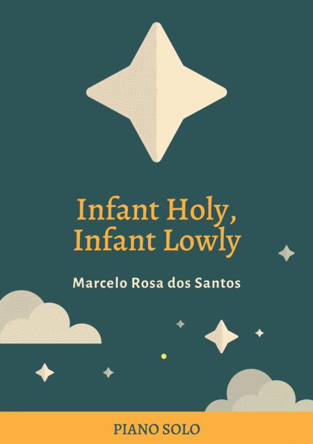 Infant Holy Infant Lowly Piano Solo Sheet Music