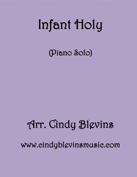 Free Sheet Music Infant Holy Piano Solo From My Book Holiday Favorites For Piano