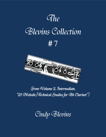 Free Sheet Music Intermediate Clarinet Study 7 From The Blevins Collection Melodic Technical Studies For Bb Clarinet