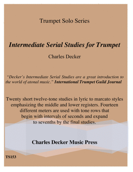 Free Sheet Music Intermediate Serial Studies For Trumpet