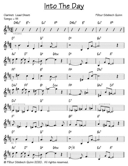 Free Sheet Music Into The Day