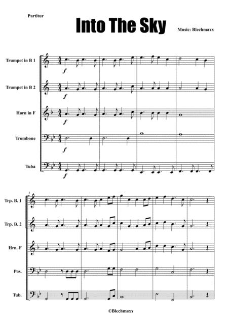 Into The Sky Intro For Brassquintet Sheet Music