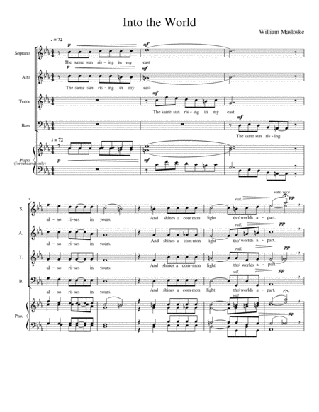 Into The World Sheet Music