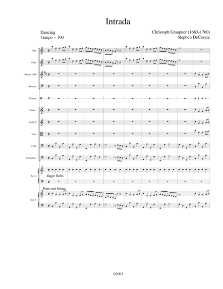 Intrada Sheet Music