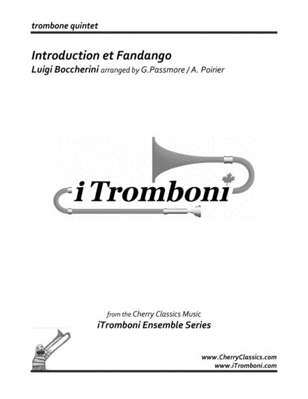 Free Sheet Music Introduction Et Fandango For Trombone Quintet From Itromboni