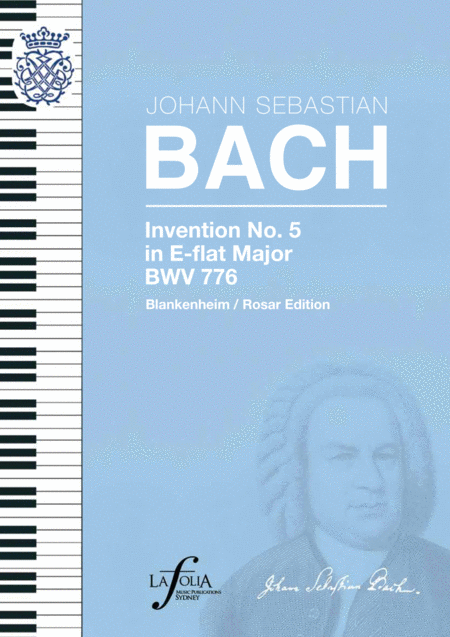 Invention 5 In E Flat Major Bwv 776 Blankenheim Rosar Edition Sheet Music