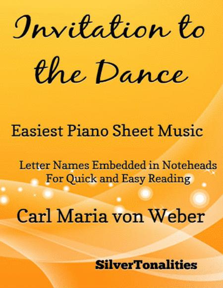 Invitation To The Dance Opus 65 Beginner Piano Sheet Music Sheet Music