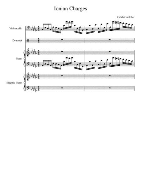 Free Sheet Music Ionian Charges