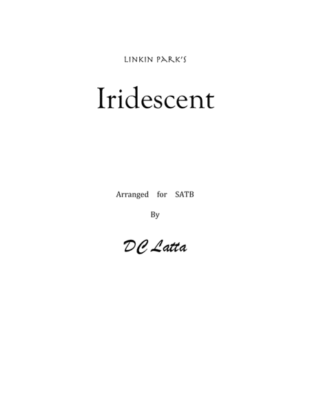 Iridescent Sheet Music