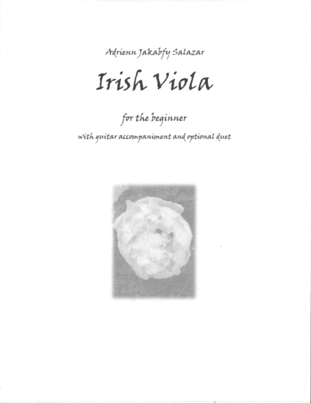 Irish Viola For The Beginner Sheet Music