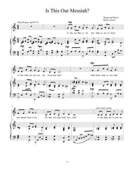 Is This Our Messiah Sheet Music