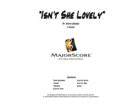 Isnt She Lovely 7 Piece Instrumental Sheet Music