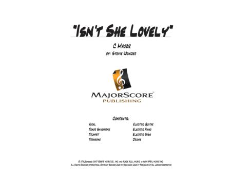 Free Sheet Music Isnt She Lovely Vocal 7 Piece C Major