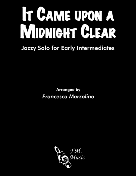 Free Sheet Music It Came Upon A Midnight Clear Easy Jazz Piano