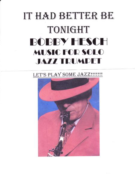 It Had Better Be Tonight For Solo Jazz Trumpet Sheet Music