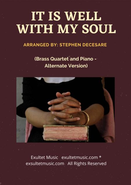 Free Sheet Music It Is Well With My Soul Brass Quartet And Piano Alternate Version