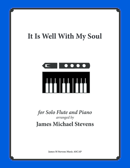 Free Sheet Music It Is Well With My Soul Solo Flute Piano