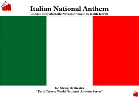 Italian National Anthem For String Orchestra Il Canto Degli Italiani Mamelis Hymn Sheet Music